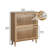 Shoe Storage Cabinet With Louvre Flip Doors-1621638678-1616909258
