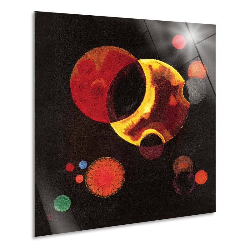 Heavy Rims by Vassily Kandinsky - No Frame Painting, Plastic/Acrylic, 70cm H x 70cm W