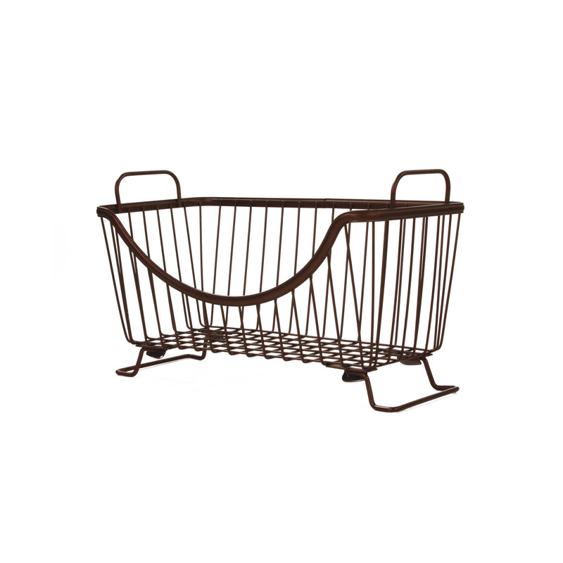 Panier en fil métallique Albie, Bronze