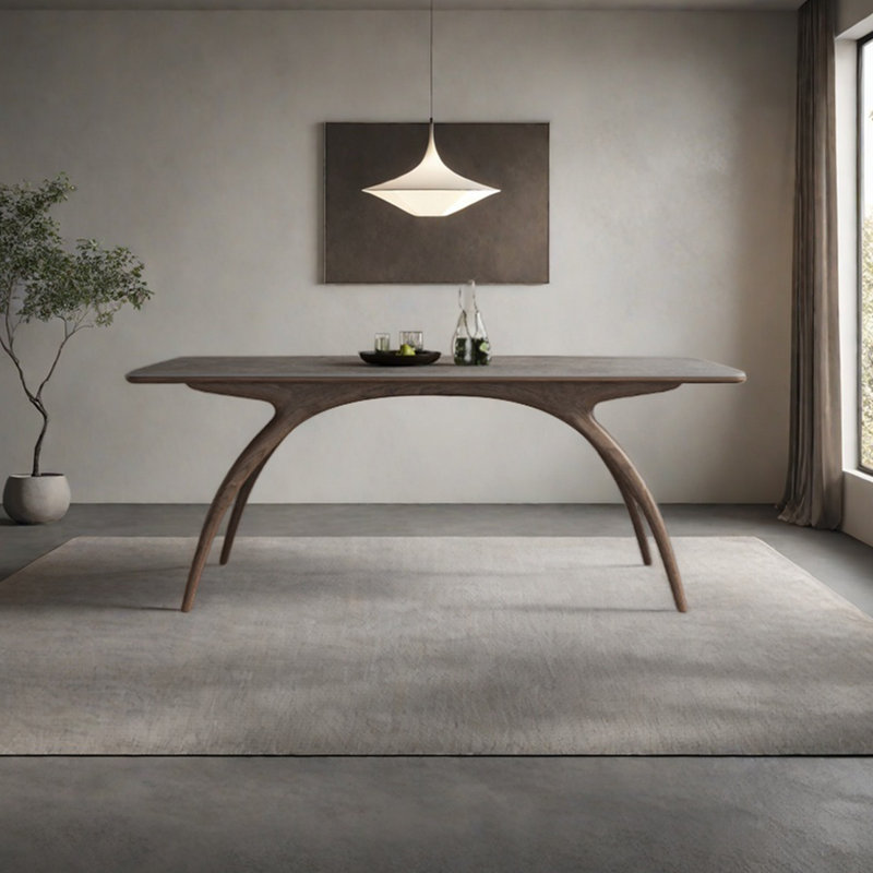 Table de salle à manger haut de gamme luxueuse, H 29,52 po x L 62,99 po x l 31,49 po