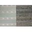 Tapis gris élégant de style Gabbeh 8 x 10 avec détails tribaux subtils