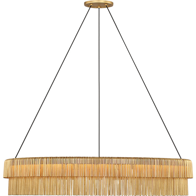 Kelly Wearstler 1 - Light LED Chandelier, Gild, 6.25" H x 33.75" W x 33.75" D