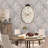 Large French Country Oval Wall Clock
