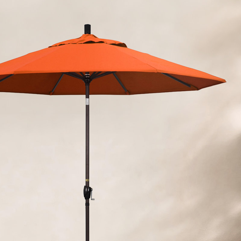 Parasol de marché 9 pi Iuka, Mandarine