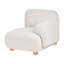 Modular Sofa 3 Seater Temarion Off-White Boucle