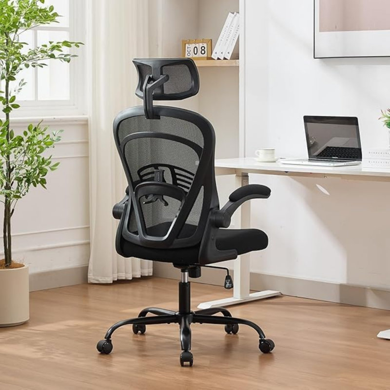 Office Chair, Black frame | Black web