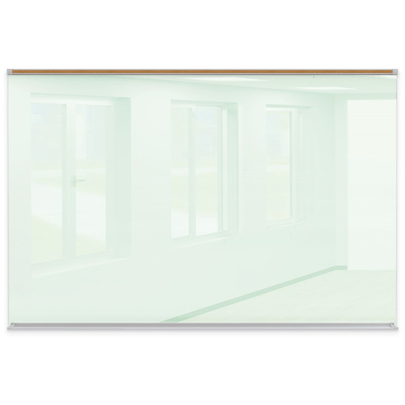 Tableau magnétique mural Liso,, Blanc, 48 po x 72 po