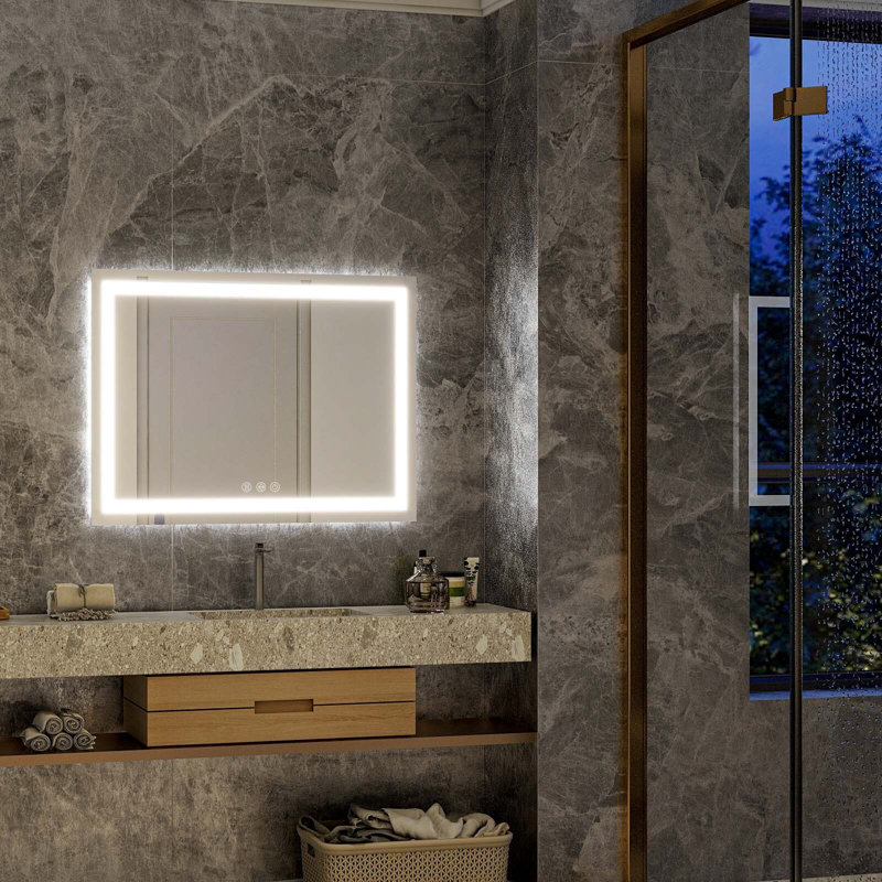 Kamiera Rectangle Wall Mirror, 26" x 38"