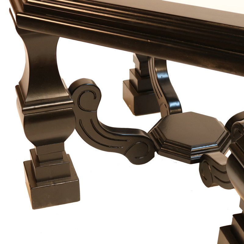 Table de bout , Bois brun foncé