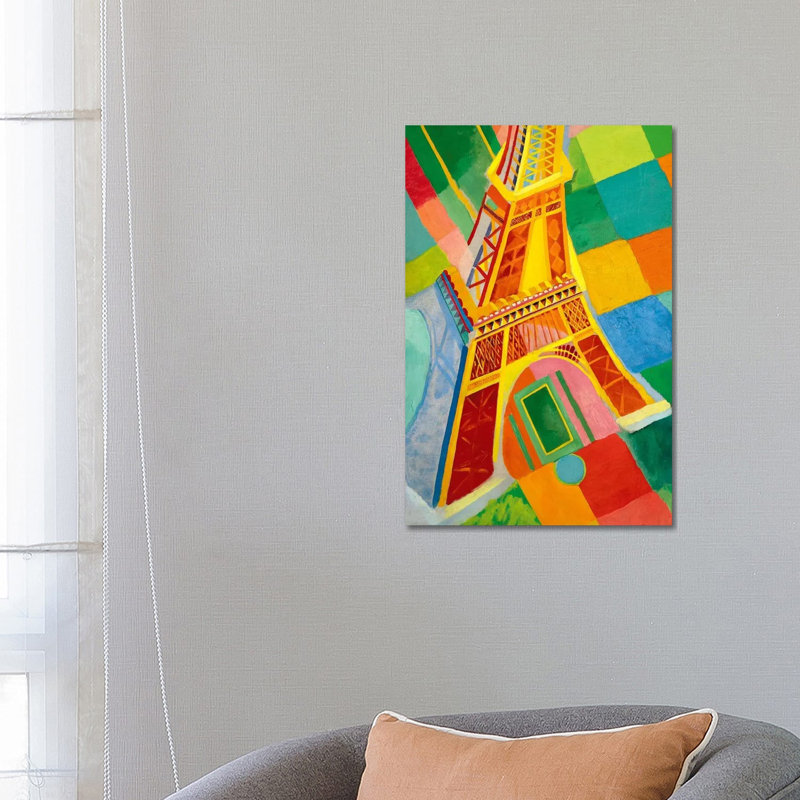 Tour Eiffel (Tower) by Robert Delaunay - Wrapped Canvas Print, 66.04 cm H x 45.72 cm W