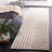 Darvone Hand Woven Wool/Cotton Striped Rug in Ivory/Taupe-696597967