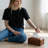 Genuine Leather Tissue Box Cover Rectangle