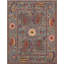 Tapis cachemire bleu en laine touffeté à la main de style élégant et artistique pour ajouter une touche de couleur et de charme à votre décor de salon, de chambre à coucher, de bureau ou de maison-549870595
