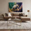 «Dinosaur Triceratops», art mural sur toile grise-147993486