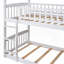 Lit superposé simple avec glissade - Économie d'espace, durable (L 79,5 po x l 90,4 po x H 93,9 po)