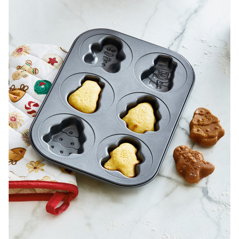 Moule à mini-gâteaux de Noël antiadhésif