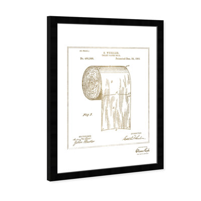 Toilet Paper Roll 1891 Print
