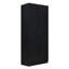 Armoire de rangement moderne Cornelia avec 4 tablettes fixes et réglables noires-1974565141
