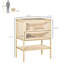 Cage à hamster avec fenêtre en bois