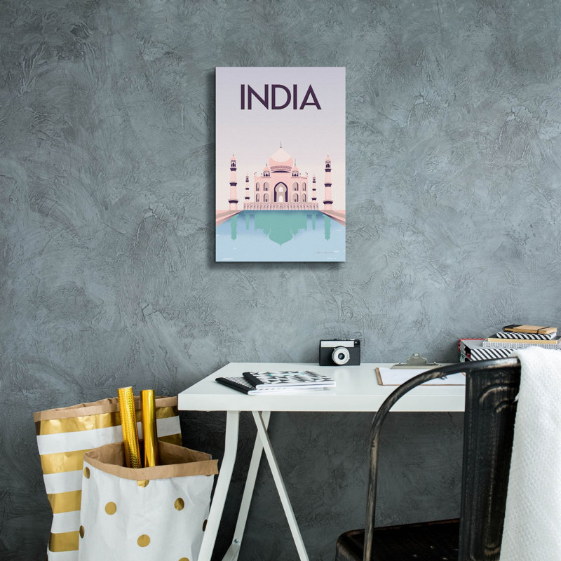 «India» par Omar Escalante, art mural sur toile