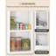 Kitchen Cupboard, Tall Kitchen Cabinet with 6-Tier Door Back Shelf, Sideboard Storage Cabinet with 4 Doors & 1 Large Drawer for Dining Room, Living Room, 40 x 80 x 180 cm, White