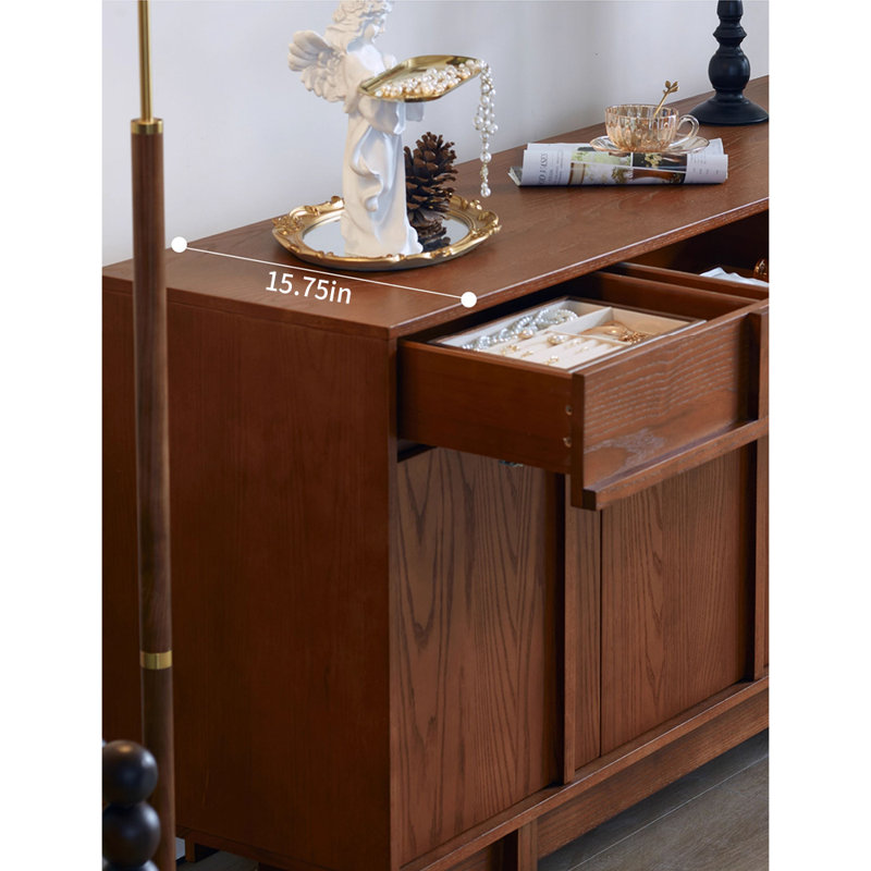 Retro And Medieval Style Accent Cabinet