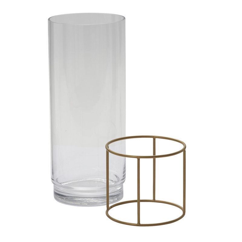 Vase Hane, H 15,25 po x l 5 po x P 5 po