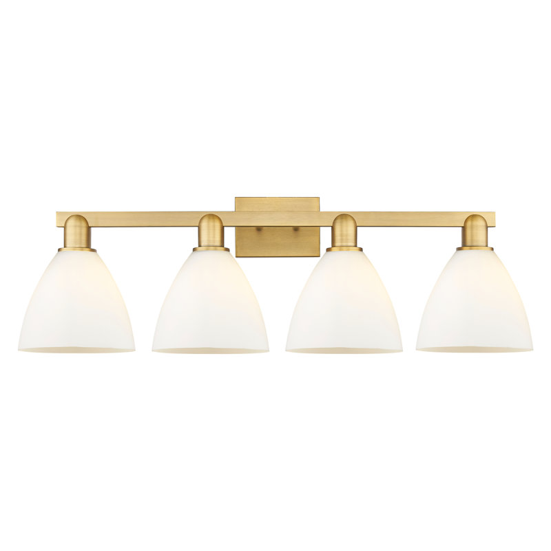 Luminaire de meuble-lavabo 4 lumières Arcadia - Herve, Laiton brossé
