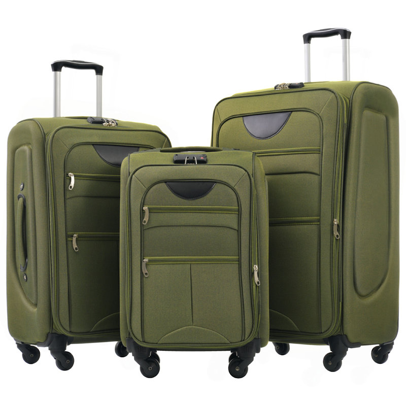 Ensemble de 3 valises extensibles Softside Valise