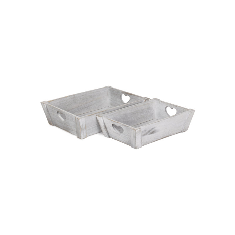 Marla Wood Tray - Set of 2