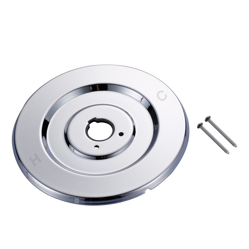Robinet de douche, plaque de recouvrement à pression équilibrée en chrome, Chrome