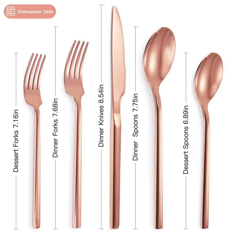 Mercer41 Jonnique Stainless Steel Flatware Set - Service for 4