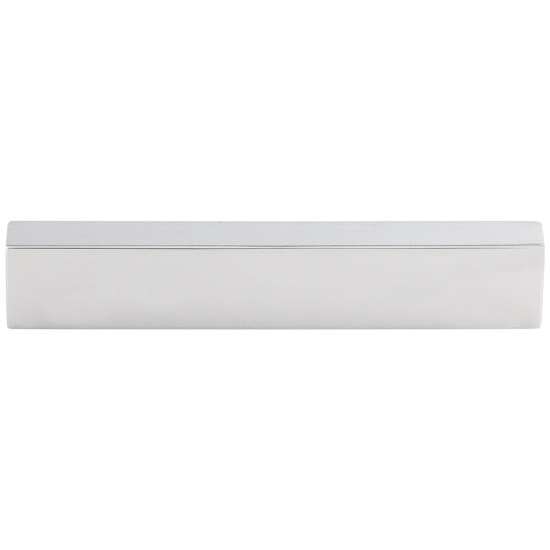 Modern Metro Finger Pull, Polished Chrome, 5" Center to Center