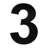 Barton 6-Inch Floating Mount Steel House Number for Address Sign (Black)-49282780-49282783