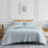 Down Alternative filling Oversized Reversible Comforter Set with matching shams