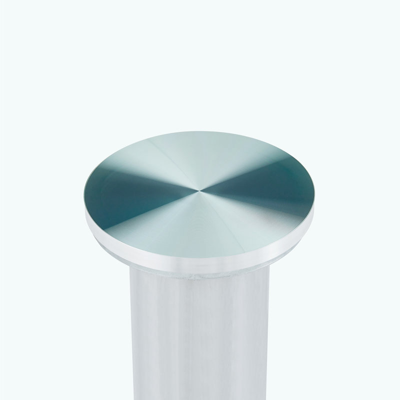 Table basse 27,5 po Modern Modern, Clear / Silver