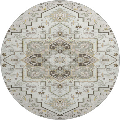 Premium Machine Washable Cossette AMF1036 Oriental Rug