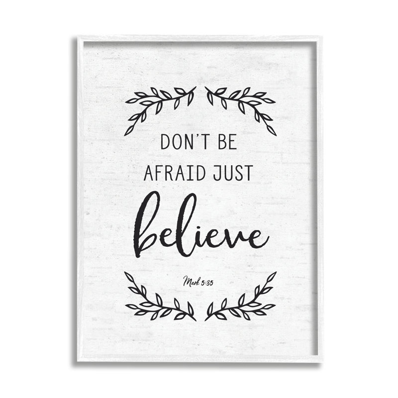 Citation de versets bibliques encourageants, H 30 po x l 24 po x P 1,5 po, Giclée encadrée blanc bord de mer