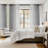 Gradient Sheer Curtains for Room Decor,Chiffon Gradient Semi Voile Rod Pocket Window Drapes,Set of 2-392777726-392777699