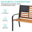 Banc d'extérieur en métal Rozy