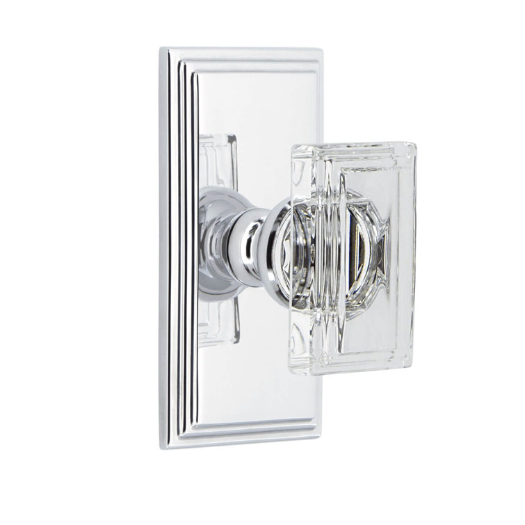 Grandeur Concealed Screw Mechanism Rectangular Knob Knob with Rectangle Rosette