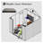 8x8 FT Heavy-Duty Resin Outdoor Storage Shed with Lockable Door, Waterproof Garden Tool Shed for Patio Furniture & Lawn Mower-1799585080