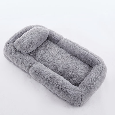 Human Dog Bed,Lazy Sofa,5-Position Adjustable Convertible,Floor Gaming Chair,bedroom, living room,Suitable for gaming, meditation,relaxation,Plush Fab