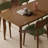 Solid wood simple dining table set-107124290
