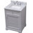 Closter 24 " W Freestanding Standard Free Standing 1 Single With Genuine Marble Top-1975826957