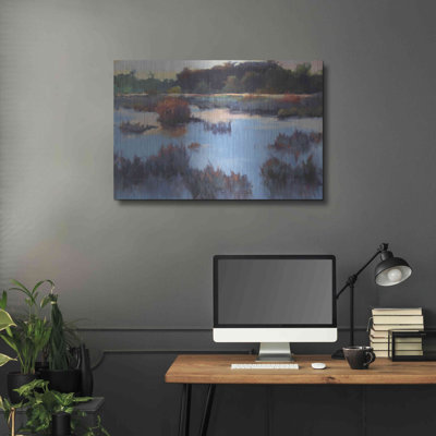 «Ace Basin Creek» par Madeline Dukes - reproduction de dessin non encadrée sur métal