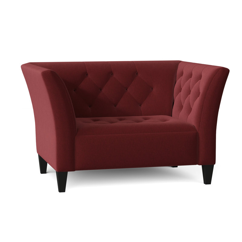 Carruth Upholstered Armchair, Heavenly Mulberry Chenille