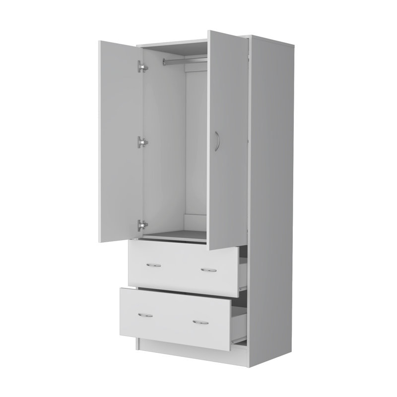 Commode combinée 71 po à deux portes et deux tiroirs 71 po