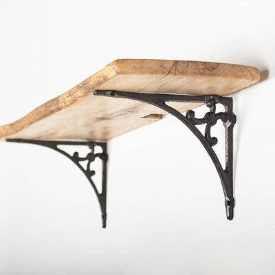 Set Of 2 Cast Iron Shelf Bracket