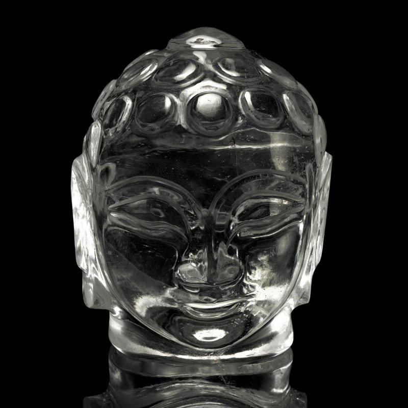 Tête de bouddha blanc saphir - 1 275 carats